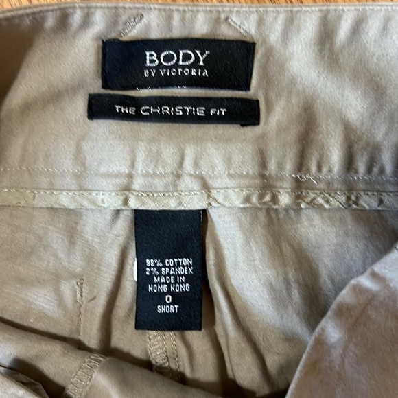 Body by Victoria khaki slacks. - Picture 2 of 3